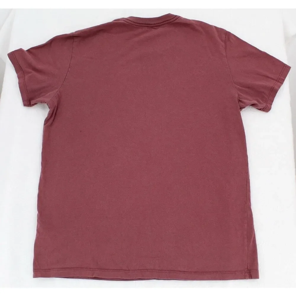 Medium / True Religion/ Dusty Rose Cotton Tee / World Tour Since 1956 / Used